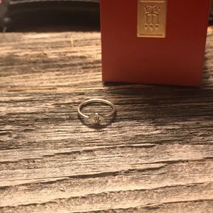 LIKE NEW JAMES AVERY SILVER “H” INITIAL RING!
